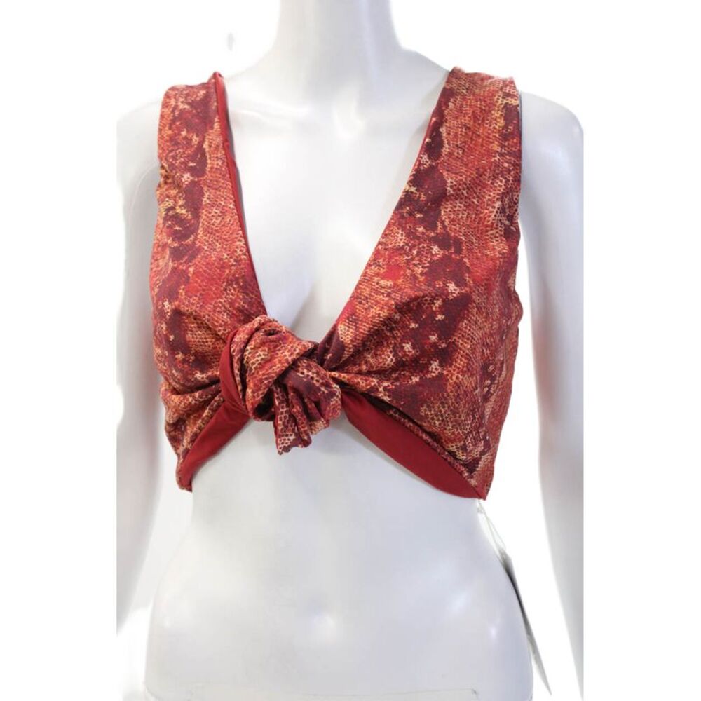 Nomads Womens Playa Bikini Top - Merlot Size 5XL